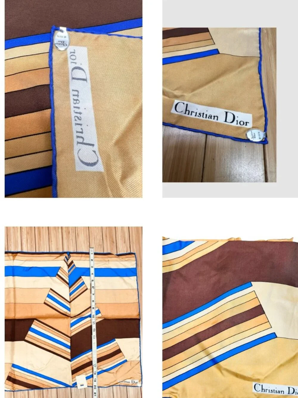 New-Christian Dior  100% silk SatinNeck-Chief 20